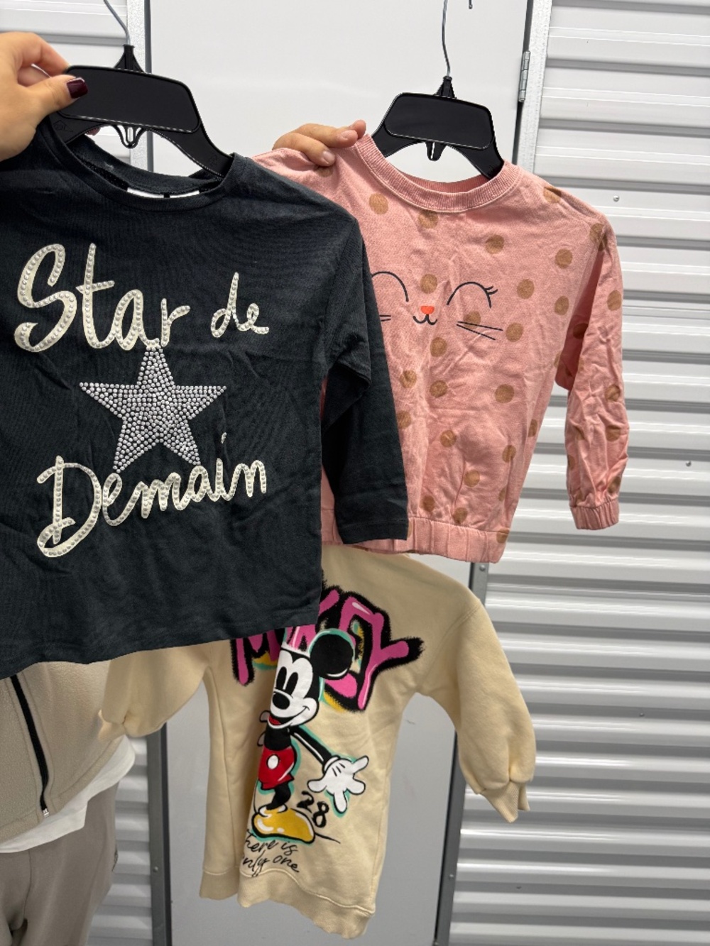 Girls Size 5-6 Clothing Lot Zara Disney Mickey H&M 3 Pieces